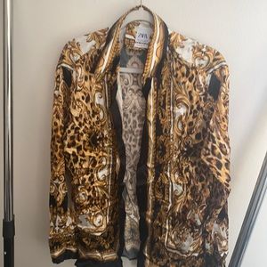 Zara Baroque men’s button up shirt